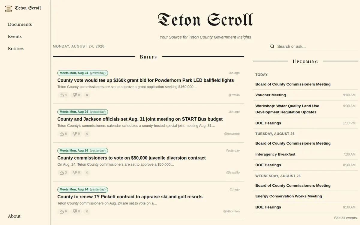 Teton Scroll